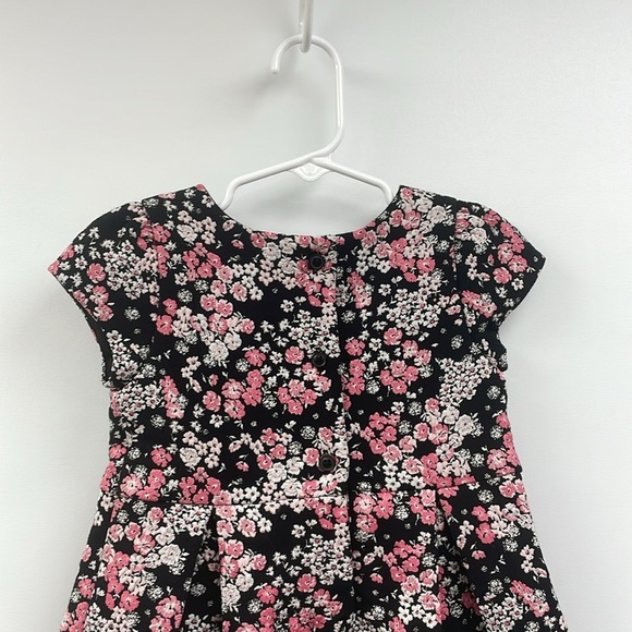 NWT Girl's Janie & Jack Floral Jacquard Crewneck Pleated Fit & Flare Dress 2T - Picture 6 of 8